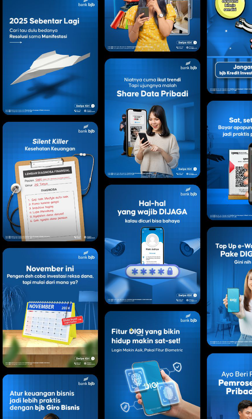 Contoh konten social media bank bjb